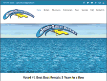 Tablet Screenshot of islandmarinerentals.com